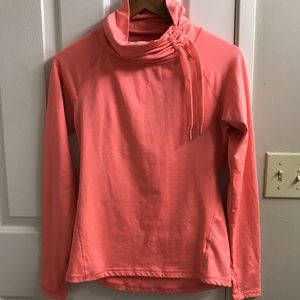 Cinched neck fleece